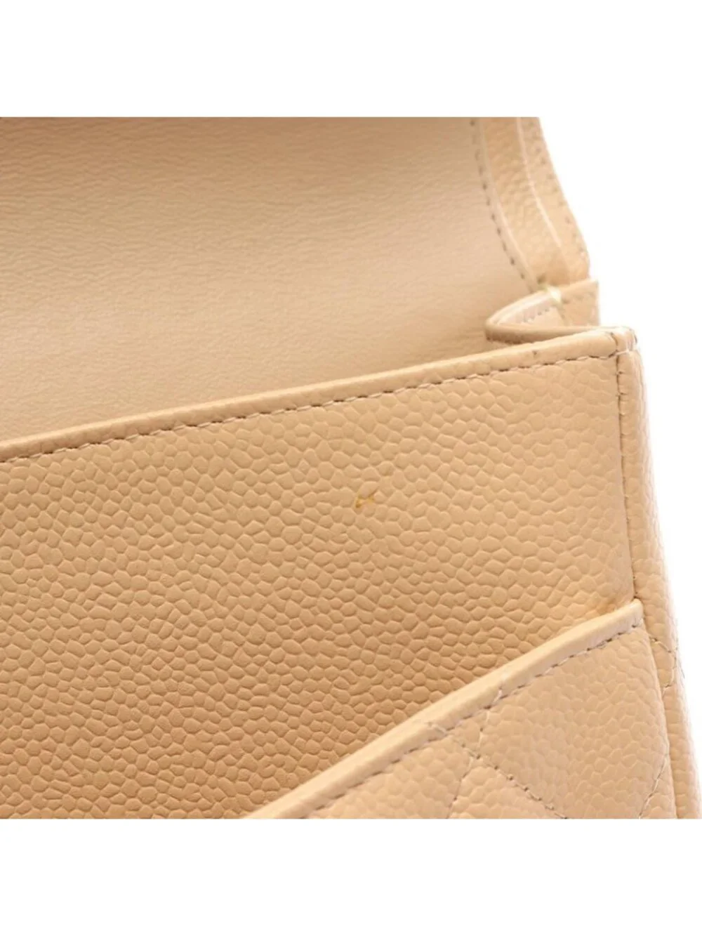 Chanel Shoulder Bag Maxi Quilted 30 Classic Large Double Flap Beige Caviar